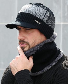 AETRUE Mens Knitted Beanie, Men’s Scarf And Hat