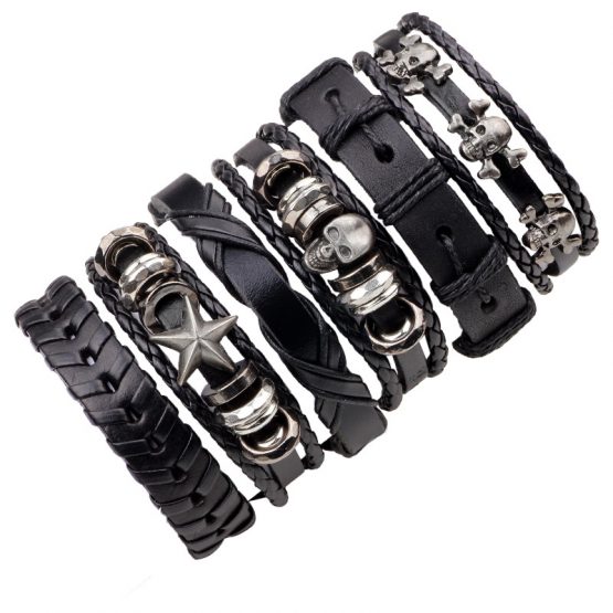 Multilayer Bracelet for men, A Punk Style Wrap Bracelet And a unique Vintage Style Bracele