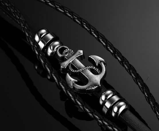 Buy Eighty Eight DegreesBlack & Black Anchor Rope Bracelet for Men & Women  Made from Stainless Steel and Paracord, Adjustable, Handmade in The UK  Online at desertcartINDIA