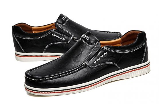Hand Sewn Men Genuine Leather Boat Shoes