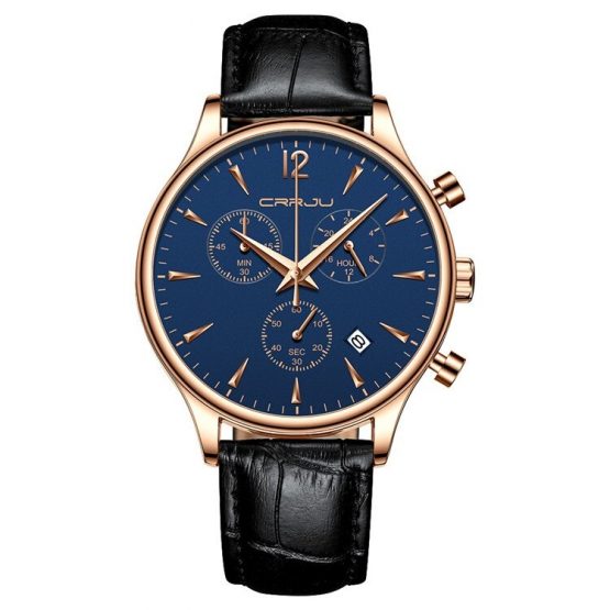 Mens Luxury Sports Watch, Quartz Automatic Waterproof Wrist Watch