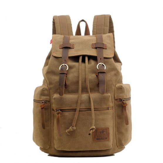AUGUR High Capacity Canvas Vintage Backpack