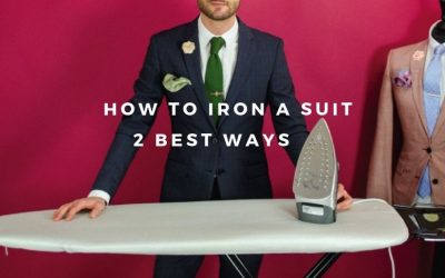 how to iron a suit