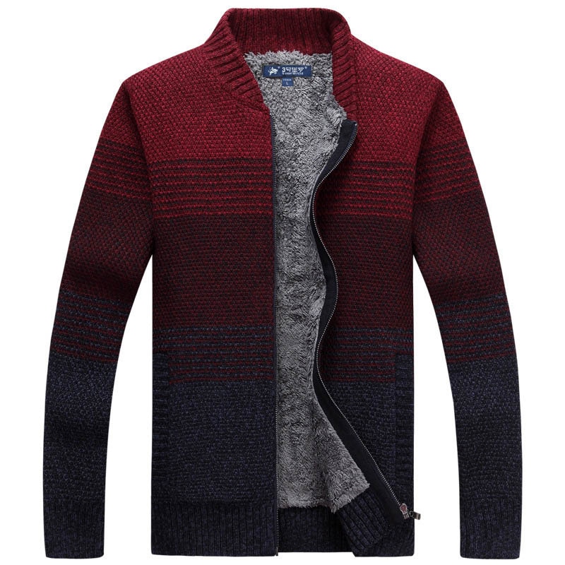 Remano Men's Sweater Jackets - Fleece Lined Cardigan | Capthatt Mens ...