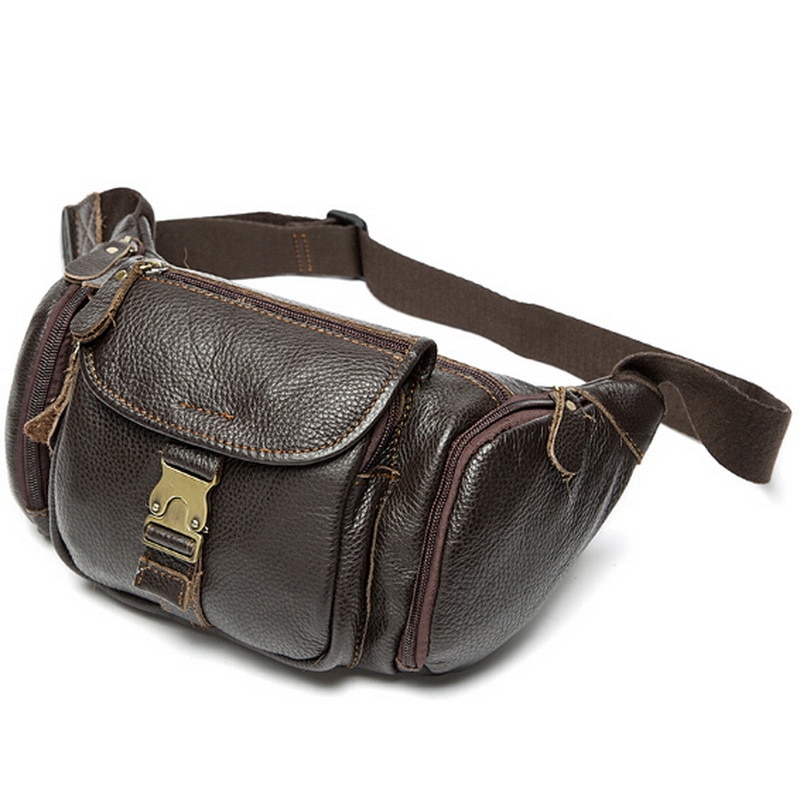 WESTAL Genuine Leather Waist Bag | Men&#39;s Leather Sling Bag | Capthatt Mens Clothing & Accessories