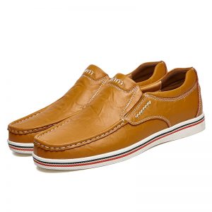 Hand Sewn Men Genuine Leather Boat Shoes | Capthatt Mens Clothing ...