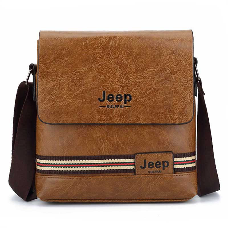 Jeep Mens Pu Leather Crossbody Sling Bag | Capthatt Mens Clothing & Accessories