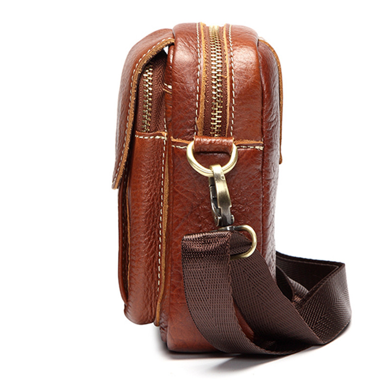 Mens Genuine Leather Vintage Crossbody Bag | Capthatt Mens Clothing & Accessories