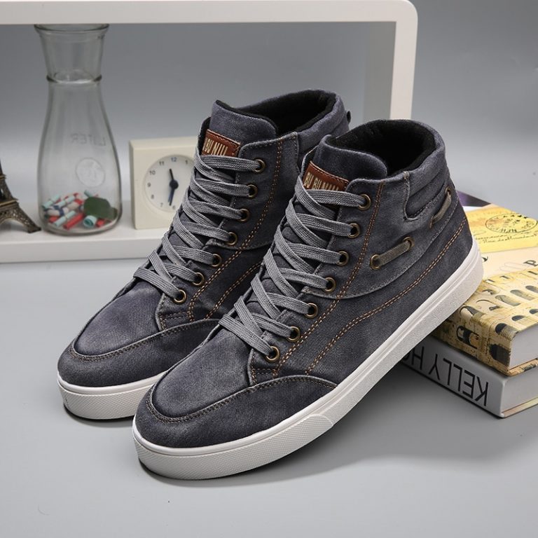 Starz Denim High Top Sneakers Men | Capthatt Mens Clothing & Accessories