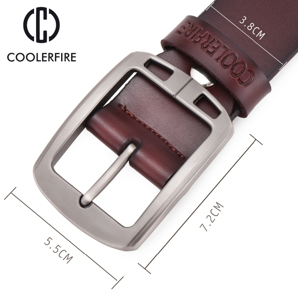 Cowhide Genuine Leather Belts For Men | Capthatt Mens Clothing ...
