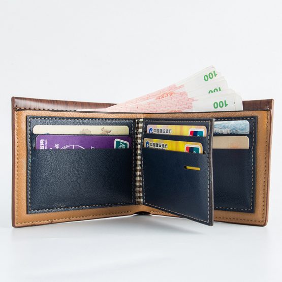 Embossed Mens Short Wallet, Card Holder