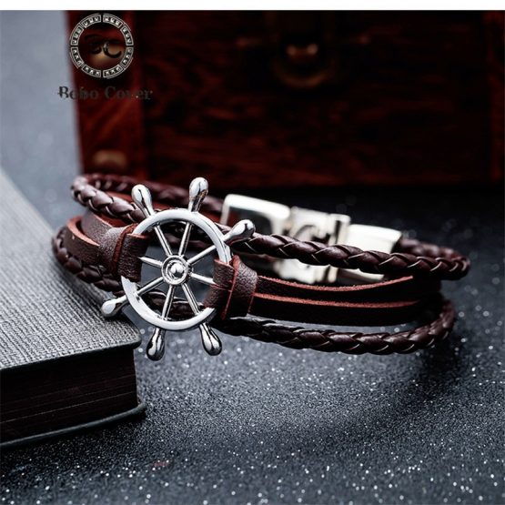 Ahoy Nautical Rudder Bracelet For Men