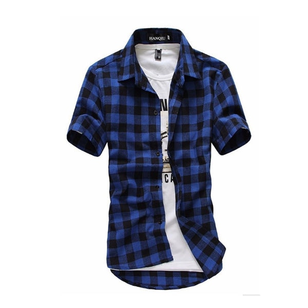Short Sleeve Plaid Shirt - Mens | Capthatt Mens Clothing & Accessories