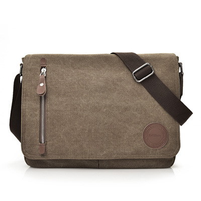 Canvas Satchel Messenger Bag for Traveling