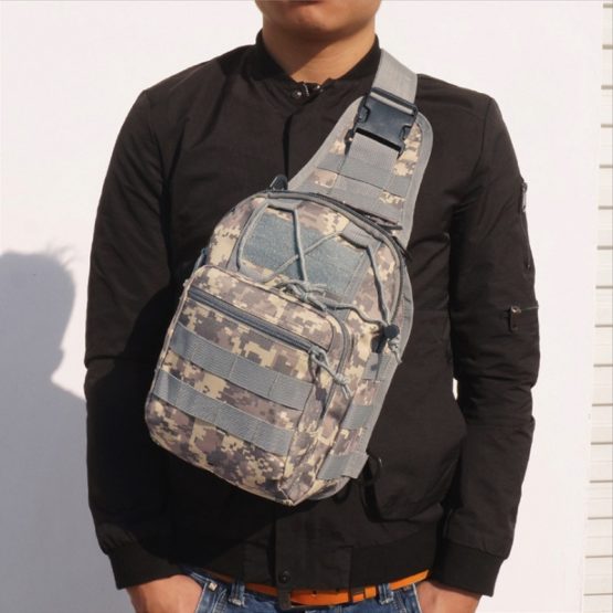 Camo Backpack Shoulder Bag