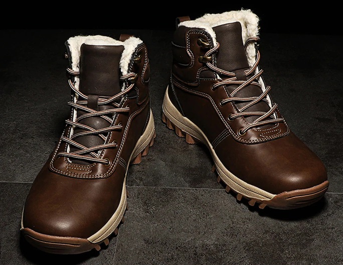 lined winter boots mens