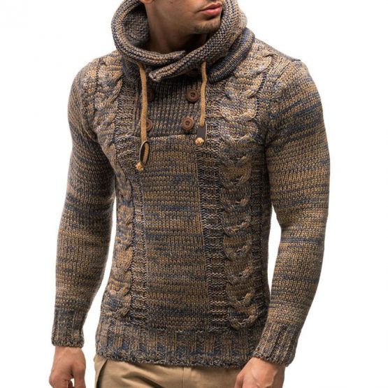 LEIF NELSON Men’s Knitted Pullover Sweater LN20227NN
