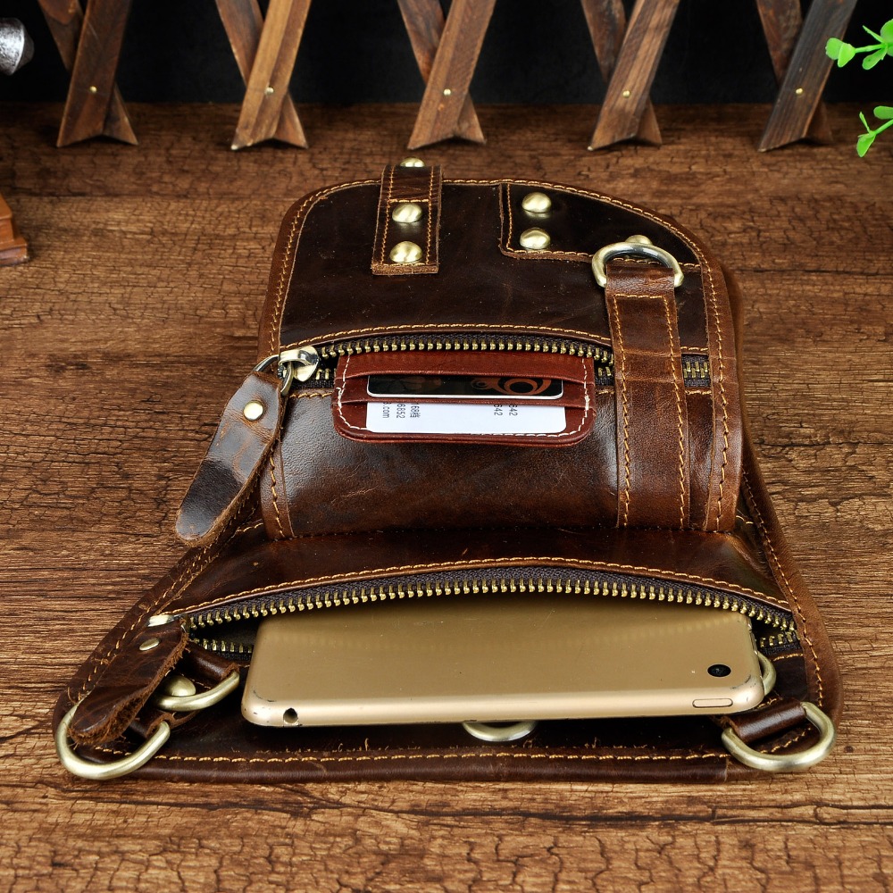 Mens Leather Belt Bag | Leather Multifunction Belt Bag | Capthatt Mens ...