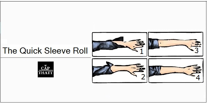 types of sleeve rolls: The quick sleeve roll-1
