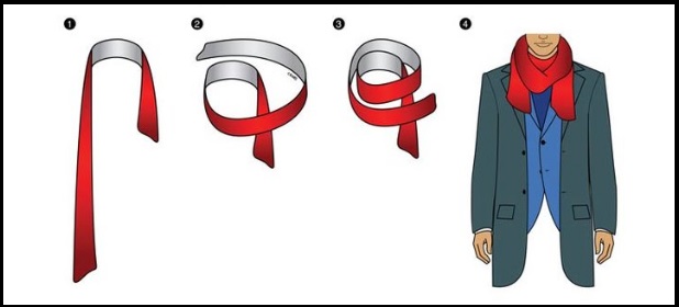 how to tie mens scarves