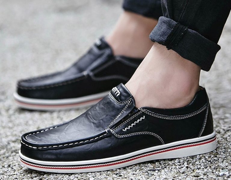 Hand Sewn Men Genuine Leather Boat Shoes | Capthatt Mens Clothing ...