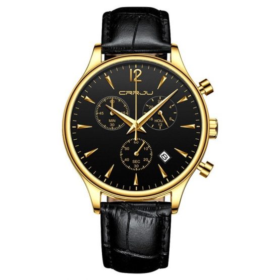 Mens Luxury Sports Watch, Quartz Automatic Waterproof Wrist Watch