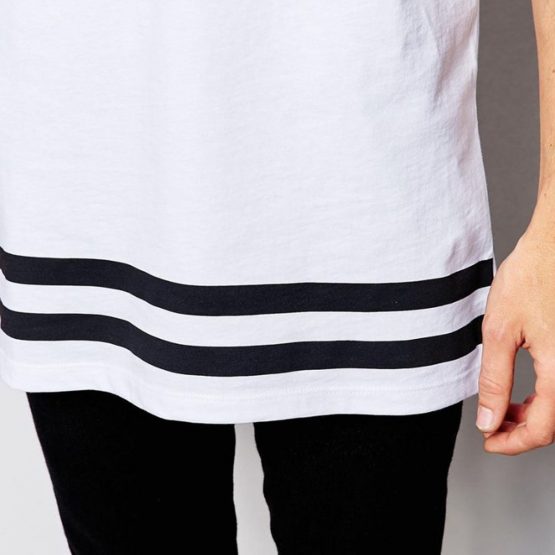 black and white striped shirt-1