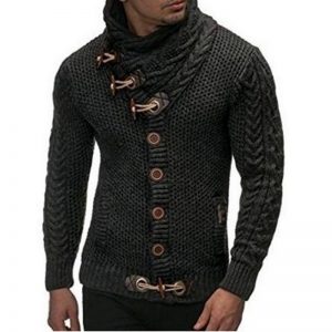 LEIF NELSON Men's Knitted Jacket Cardigan | Capthatt Mens Clothing ...
