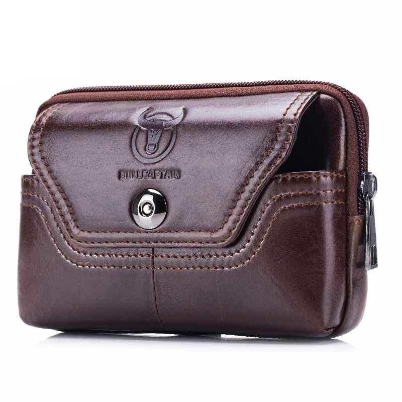 leather waist purse