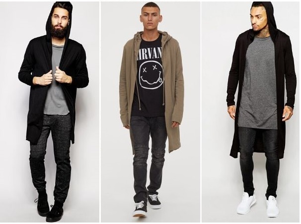 Long cardigan store outfit men