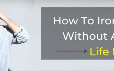 How to iron a shirt without an iron