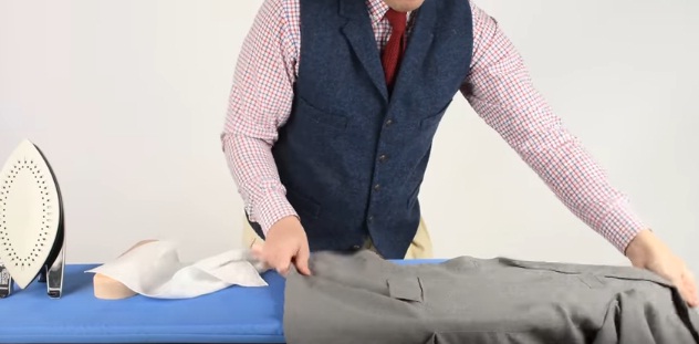 How to iron clearance a coat