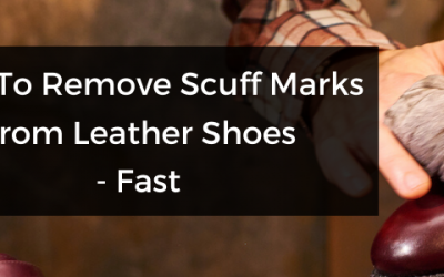how to remove scuff marks from leather shoes