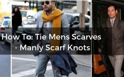 how to tie mens scarves