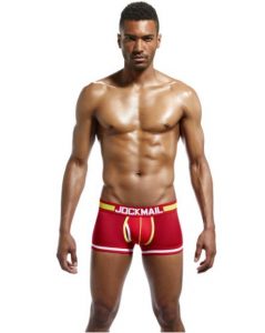 JOCKMAIL Low Waist Mesh Breathable Boxers Underwear