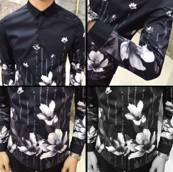 printed dress shirts mens